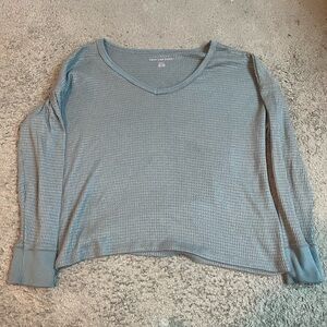American Eagle Outfitters Green Long Sleeve Top